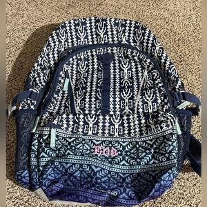Lands’ End custom embroidered backpack